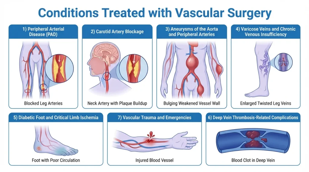 Conditions Treated with Vascular Surgery