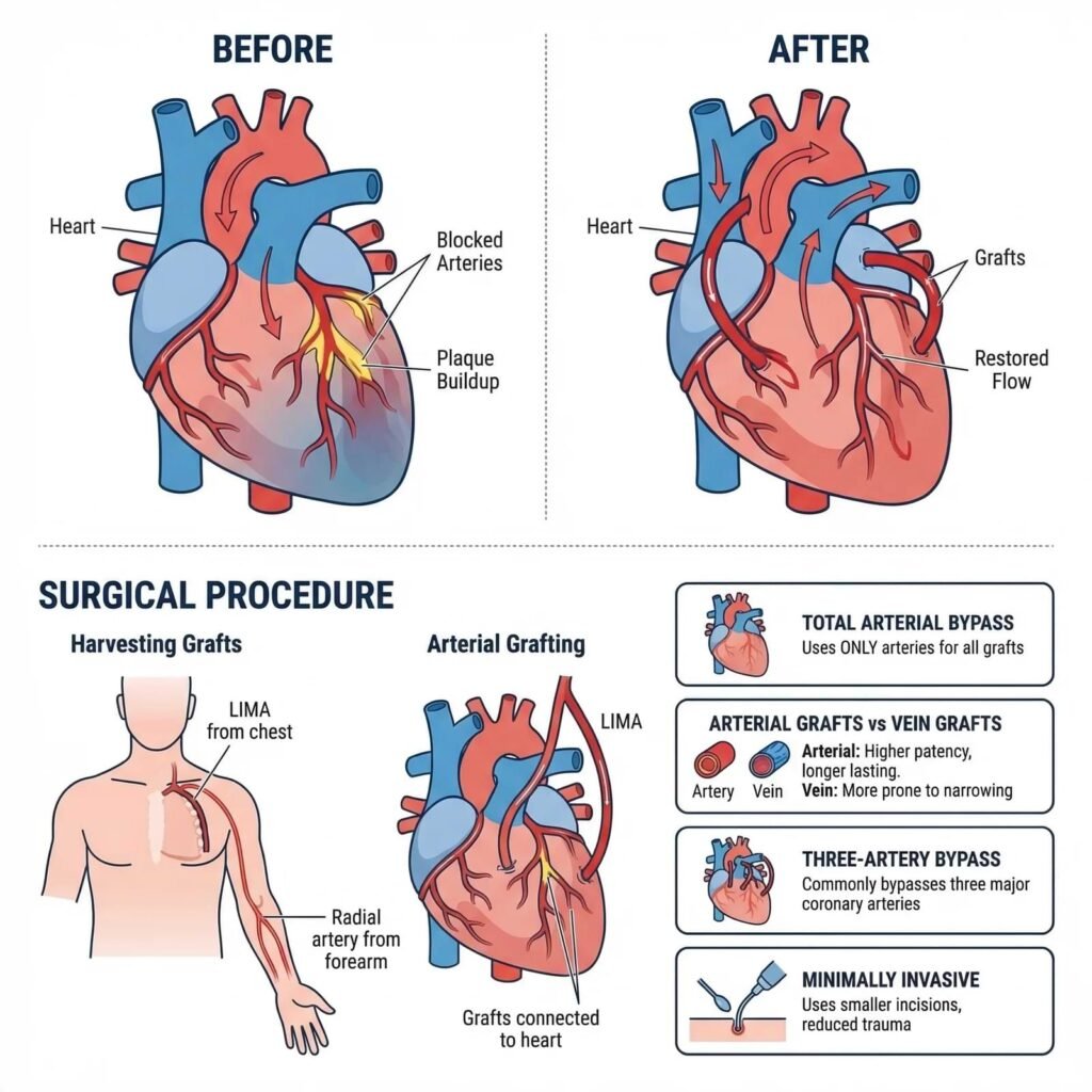 Total Arterial Bypass Minimal