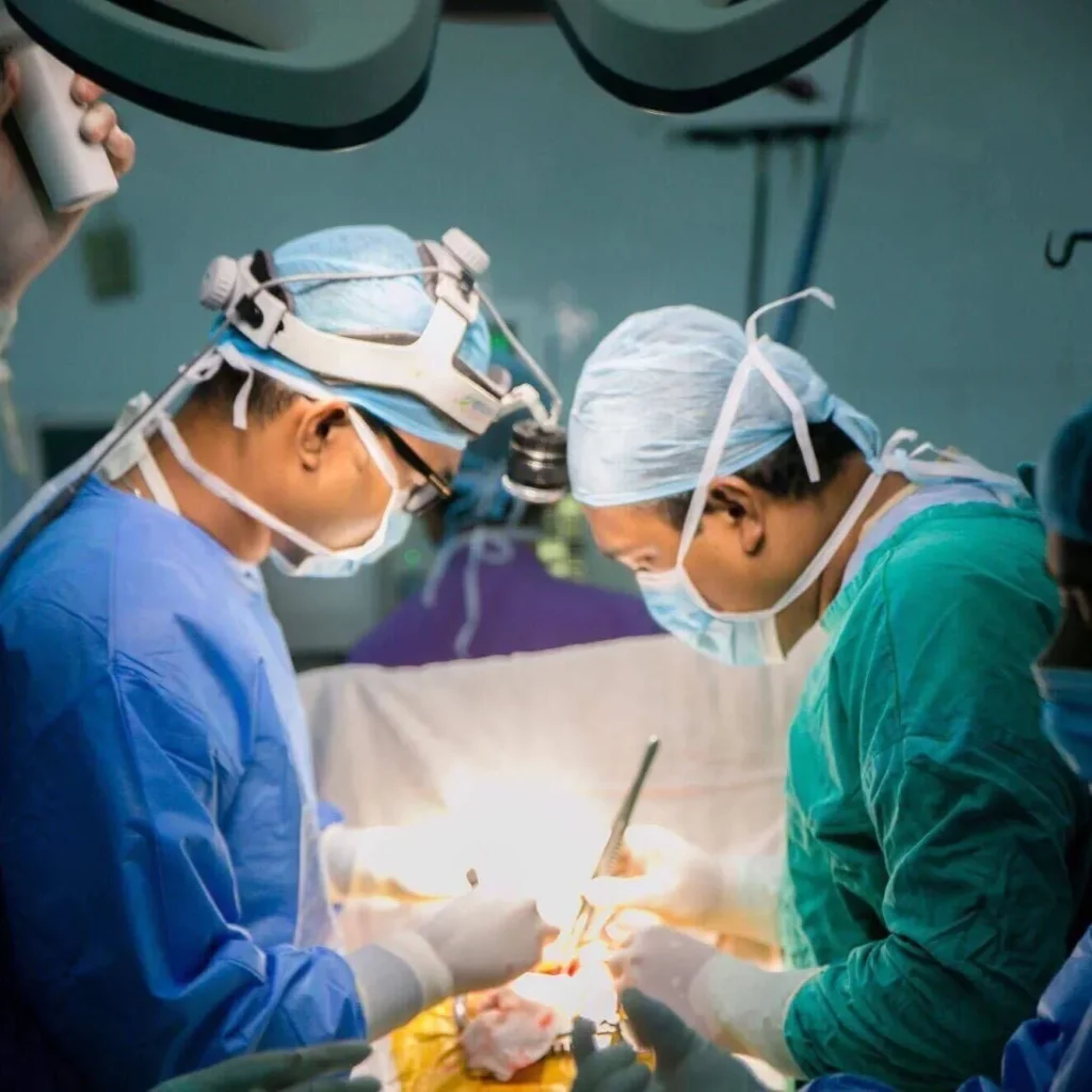 HCG in Dr abhishek parmar team perform surgery